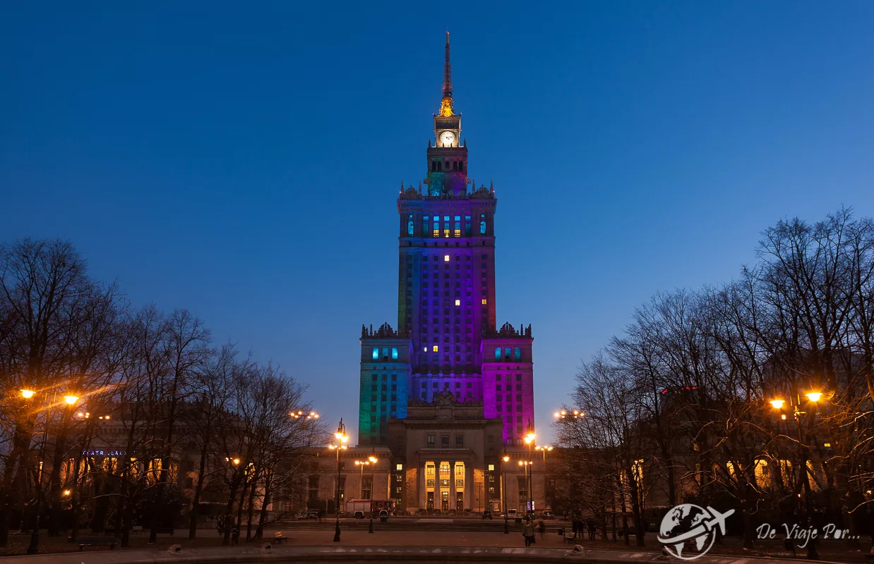 Palacio de la Cultura y la Ciencia en Varsovia